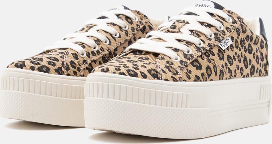 BUFFALO Sneakers laag 'PAIRED' brokaat cappuccino zwart - Foto 6