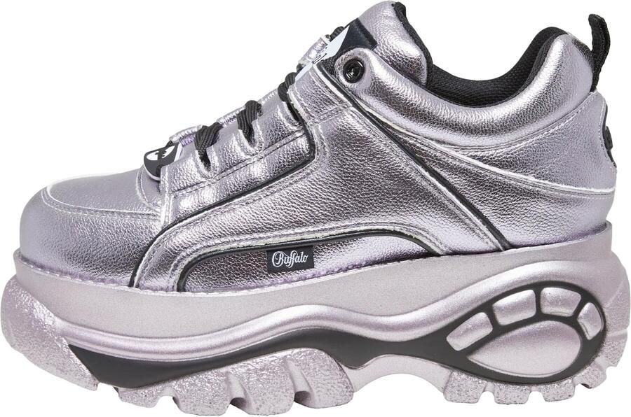 BUFFALO Sneakers laag pastellila zwart - Foto 3