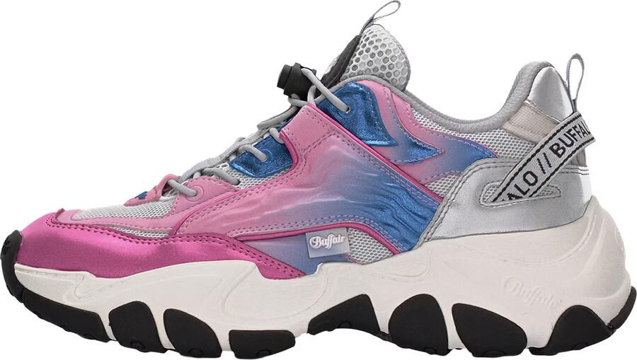 BUFFALO Sneakers laag 'PYRA ONE' navy stone grey fuchsia