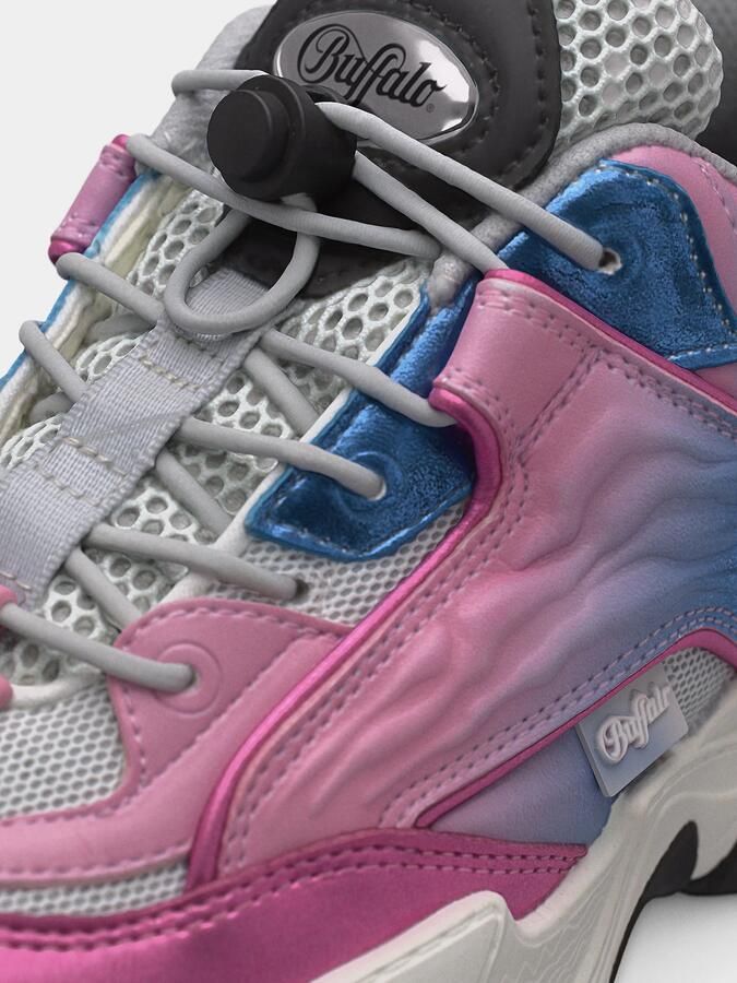 BUFFALO Sneakers laag 'PYRA ONE' navy stone grey fuchsia - Foto 3