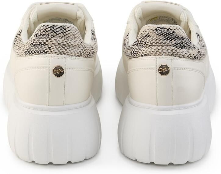 BUFFALO Sneakers laag 'Queen One' donkerbruin natuurwit - Foto 5