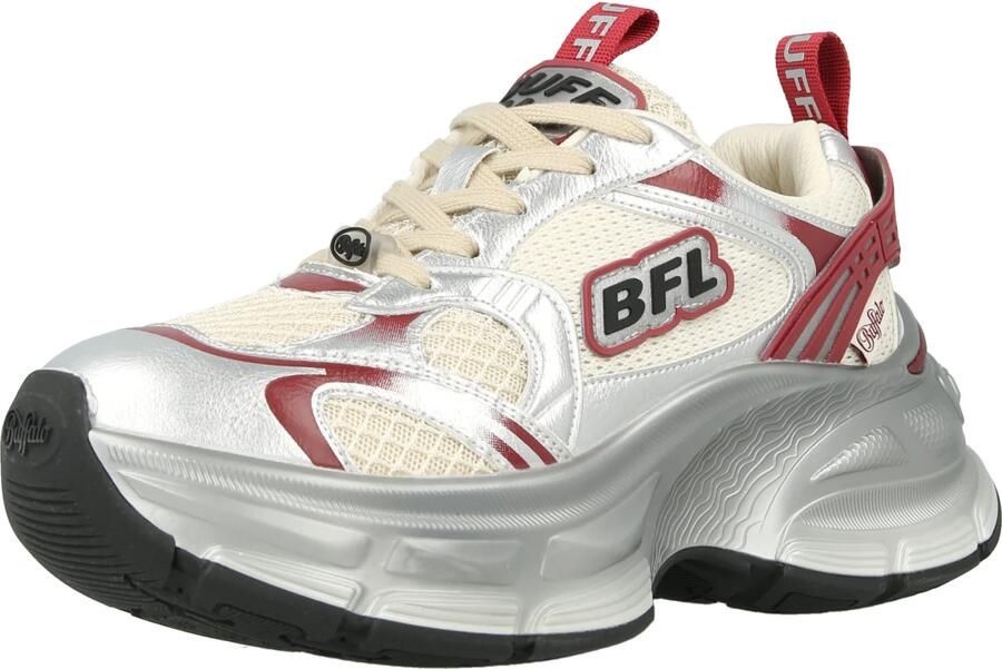 BUFFALO Sneakers laag 'Ridr' beige grijs bordeaux