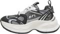BUFFALO Sneakers laag 'Ridr' grijs zwart zilver wit - Grijs/Wit/Zilver/Zwart