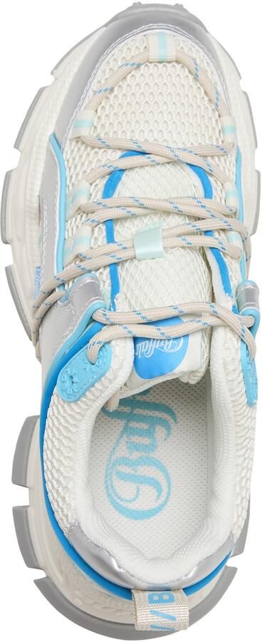 BUFFALO Sneakers laag 'Saturn' crème lichtblauw zilver - Foto 6