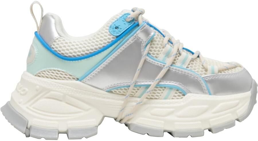 BUFFALO Sneakers laag 'Saturn' crème lichtblauw zilver - Foto 4