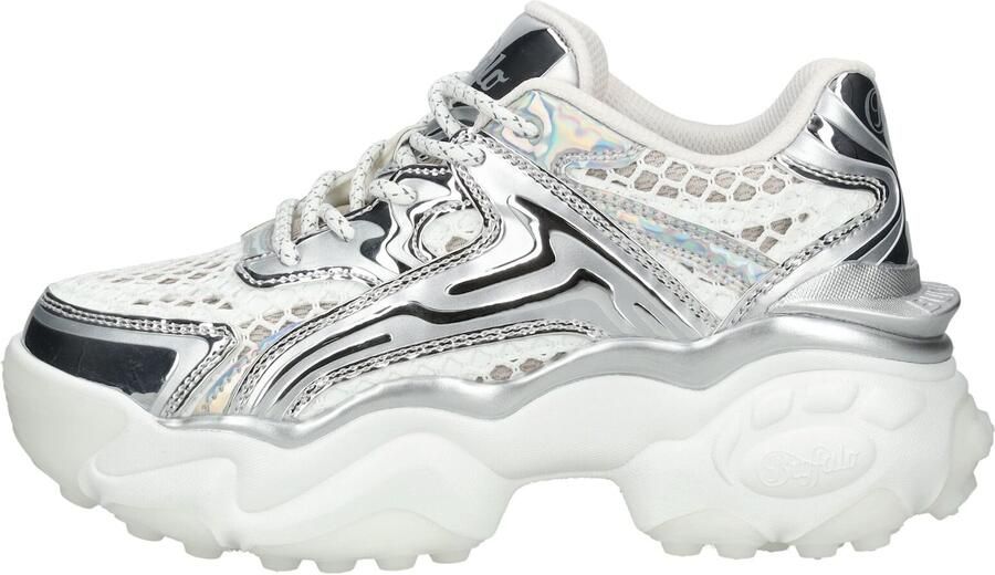Buffalo Plateausneakers SCORE TEC ugly sneaker veterschoen freizeitsneaker in coole metallic-look