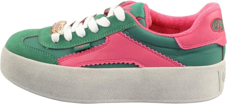 BUFFALO Sneakers laag spar pitaja roze wit