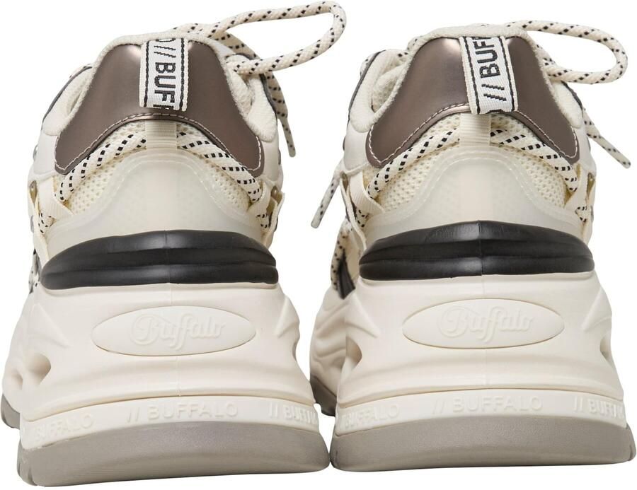 BUFFALO Sneakers laag 'Triplet Hollow' crème brons zwart - Foto 2