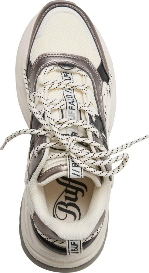 BUFFALO Sneakers laag 'Triplet Hollow' crème brons zwart - Foto 4