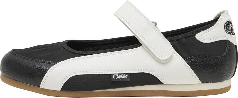 BUFFALO Sneakers laag 'Varsity' zwart wit