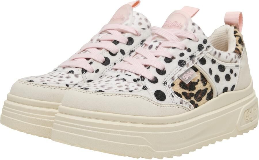 BUFFALO Sneakers laag 'Vectra' beige bruin zwart wit offwhite - Foto 3