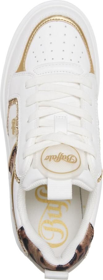 BUFFALO Sneakers laag 'Vectra' donkerbruin goud zwart offwhite - Foto 6