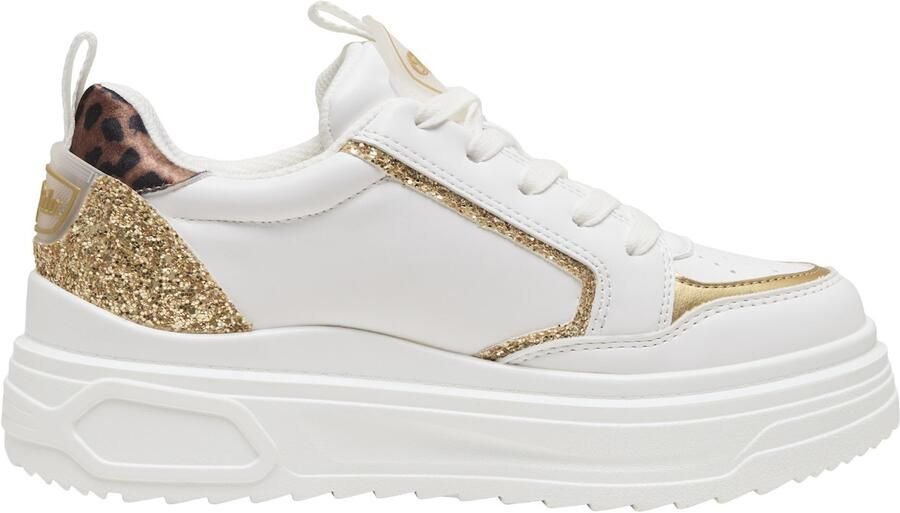 BUFFALO Sneakers laag 'Vectra' donkerbruin goud zwart offwhite - Foto 4