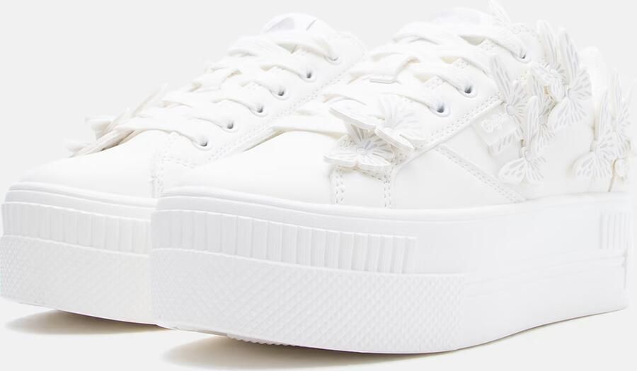 Buffalo Sneaker met plateauzool model 'PAIRED BUTTERFLY' - Foto 5