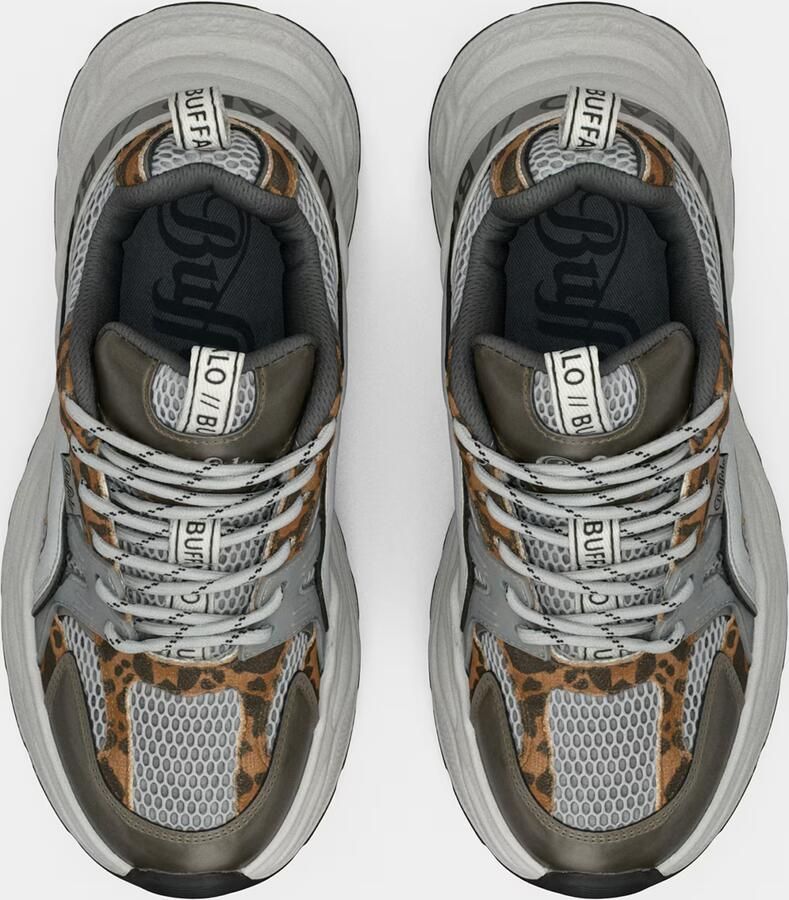 BUFFALO Sneakers laag 'Yuno One' bruin donkerbruin grijs zwart - Foto 7