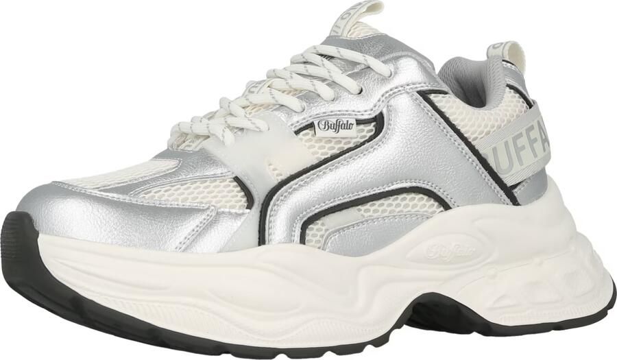 BUFFALO Sneakers laag 'Yuno One' zwart zilver offwhite