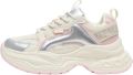 BUFFALO Sneakers laag 'Yuno' rosa zilver wit - Zilver/Roze/Wit