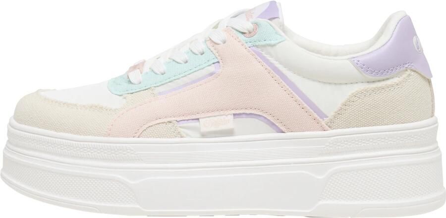 BUFFALO Sneakers laag 'Zape' beige crème lichtblauw