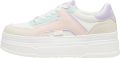 BUFFALO Sneakers laag 'Zape' beige crème lichtblauw - Creme/Blauw