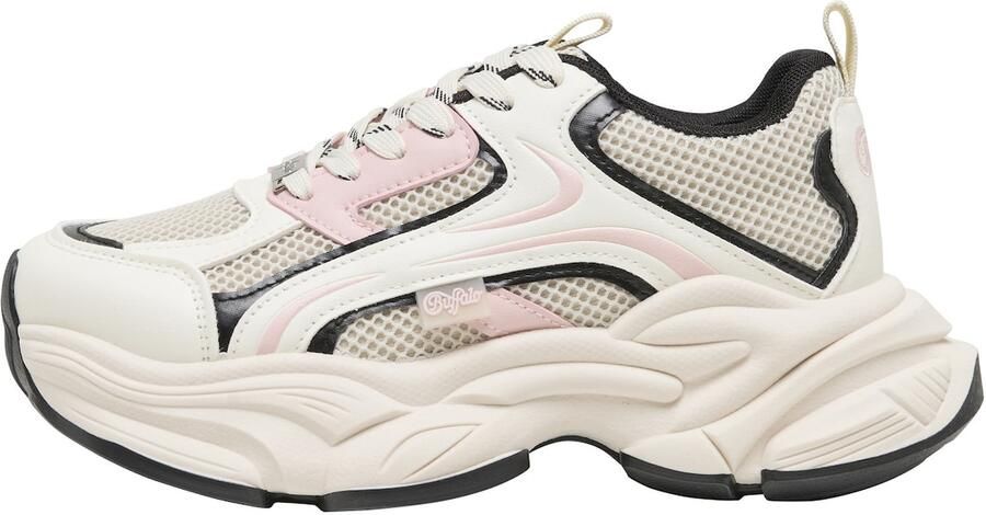 BUFFALO Sneakers laag 'ZEDIX' beige rosa zwart