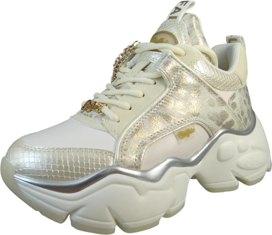 BUFFALO Sneakers laag zilver