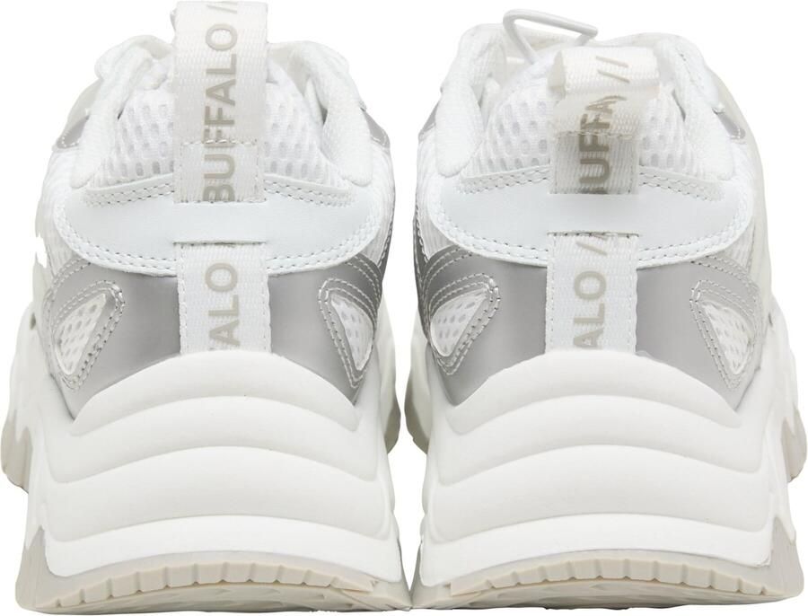 BUFFALO Sneakers laag zilver wit - Foto 2