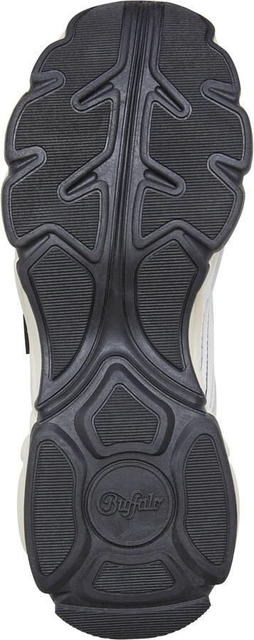 BUFFALO Sneakers laag zilvergrijs zwart wit - Foto 5