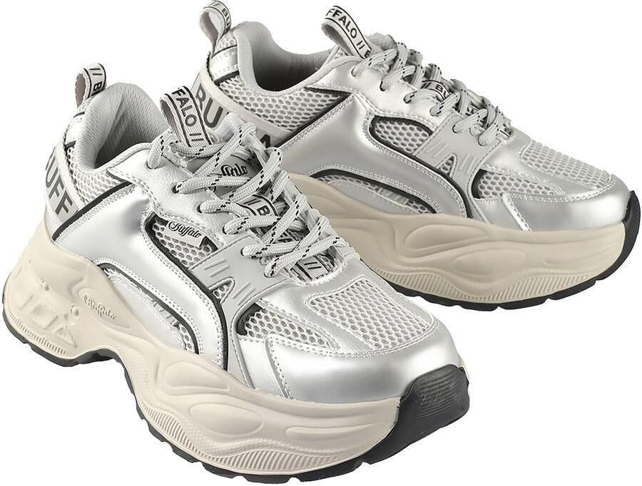 Buffalo Sneakers Baskets femme Para Vegan Nappa Mesh - Foto 8