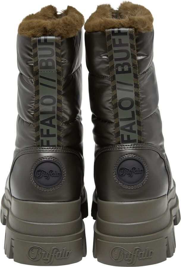 Buffalo Boots & laarzen Aspha Quilt Zip in groen - Foto 4