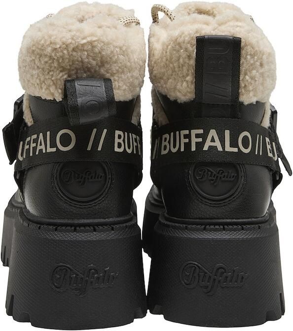 BUFFALO Veterlaarsjes 'ASPEN' beige zwart - Foto 4