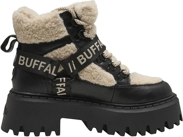 BUFFALO Veterlaarsjes 'ASPEN' beige zwart - Foto 3