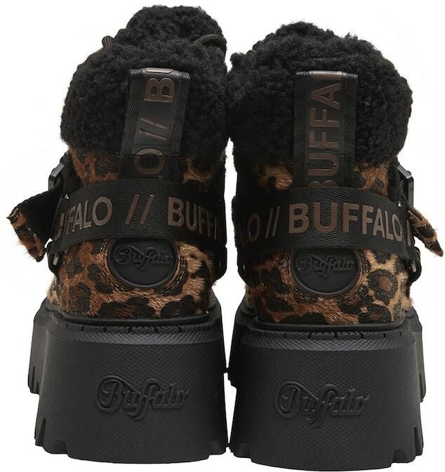 BUFFALO Veterlaarsjes 'Aspen' bruin lichtbruin zwart - Foto 4