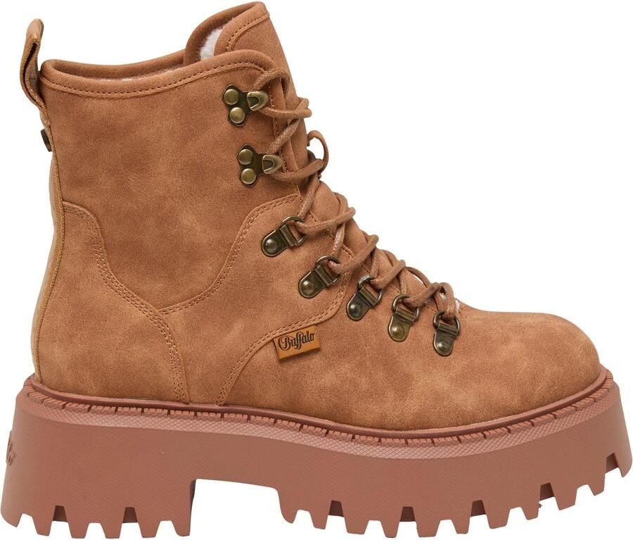 BUFFALO Veterlaarsjes 'Aspen Hike' cognac
