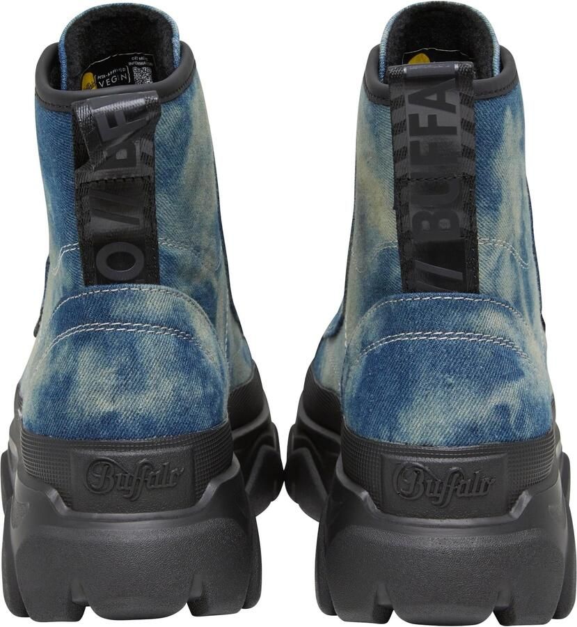 BUFFALO Veterlaarsjes 'Cade' blauw blauw denim lichtblauw zwart - Foto 2