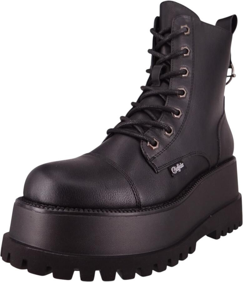 BUFFALO Veterlaarsjes zwart