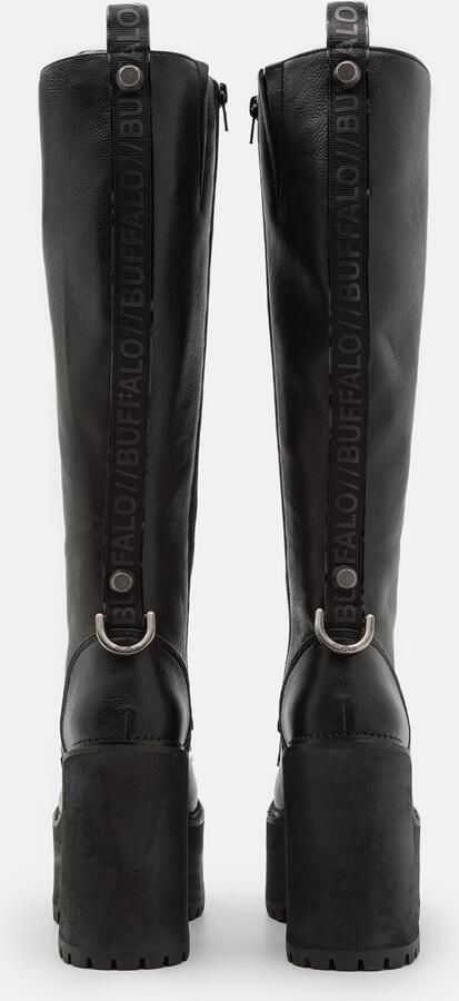 Buffalo Hi Nappa Veterschoenen Vegan Laarzen voor Dames Black - Foto 3
