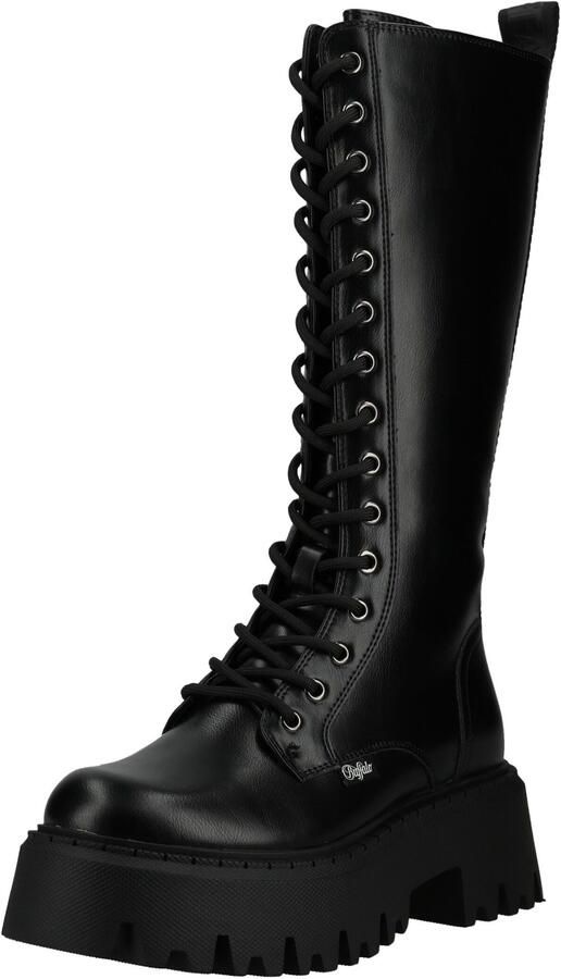 Buffalo dameslaarzen Aspen Lace Up Hi zwart