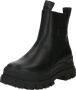 Buffalo Dameslaarzen van nappa Aspha Chelsea Mid Black Dames - Thumbnail 2