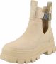 Buffalo Aspha COA Vegan Enkellaarsjes Plat beige - Thumbnail 2