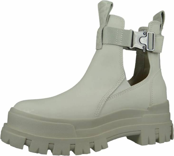 Buffalo Aspha Sneakers Dames Beige Leer - Foto 3