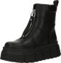 Buffalo Boots & laarzen Ava Front Zip Boot in zwart - Thumbnail 1