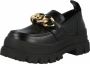 Buffalo Mocassins aspha loafer ketting Black Dames - Thumbnail 6