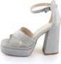 Buffalo Sandalen van leer met blokhak model 'MAY' - Thumbnail 1