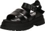 Buffalo Lennox dames sandaal Zwart - Thumbnail 4