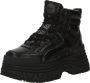 Buffalo Fusion Hybrid Mid Top Sneakers Black Dames - Thumbnail 4