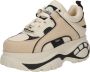 Buffalo Platform Sneakers Beige Dames - Thumbnail 4