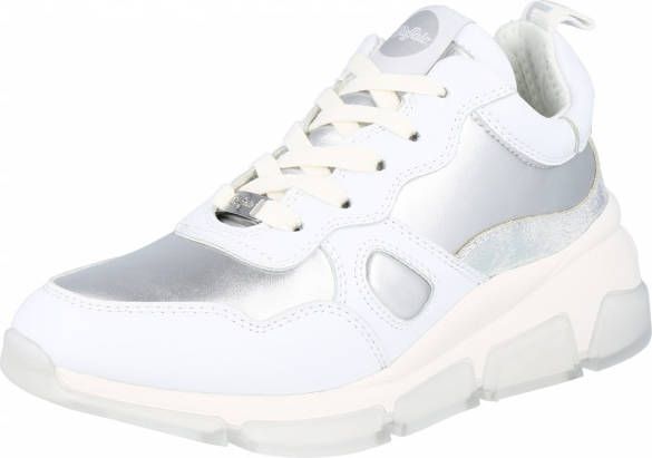 BUFFALO Sneakers laag 'Batter soft' zilver wit