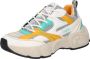 Buffalo Cld Run Rt Trendy Sneakers Dames silver orange green maat: 38 beschikbare maaten:36 37 38 39 40 41 - Thumbnail 5