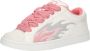Buffalo Sneakers Liberty vrijetijdsschoen veterschoen lage schoen met trendy vlammenmotief - Thumbnail 3