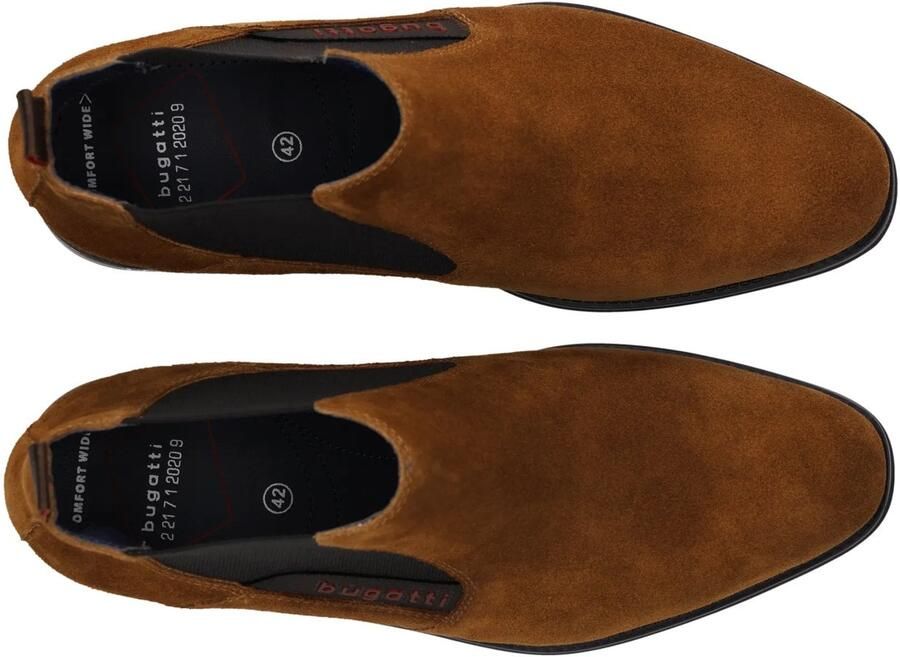 Bugatti Chelsea boots cognac zwart - Foto 2